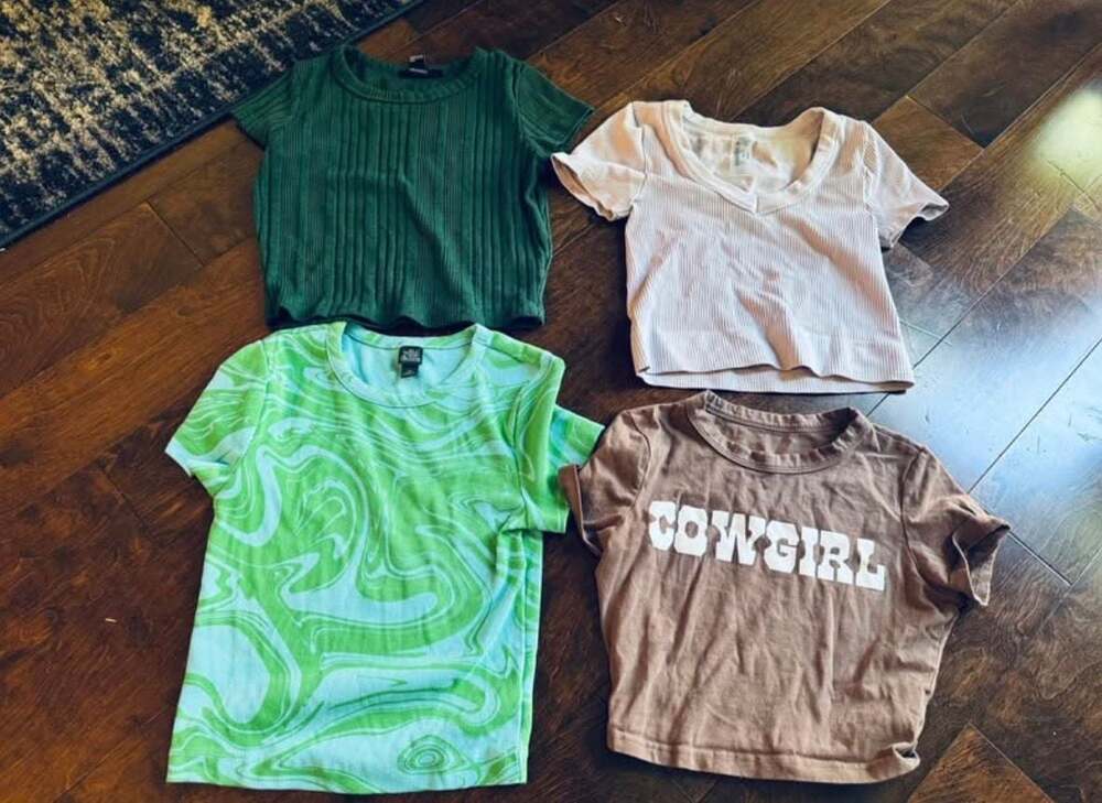 Size small crop top bundle.